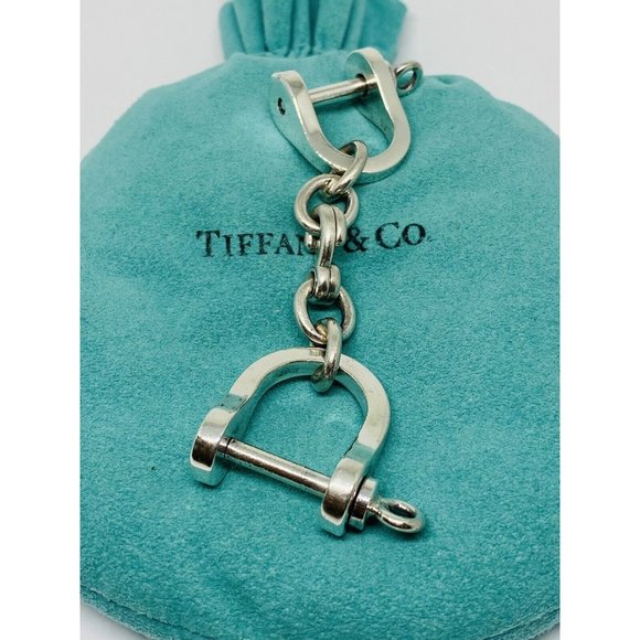 Tiffany & Co. Jewelry Tiffany Co Silver Shackle Key Ring Keychain